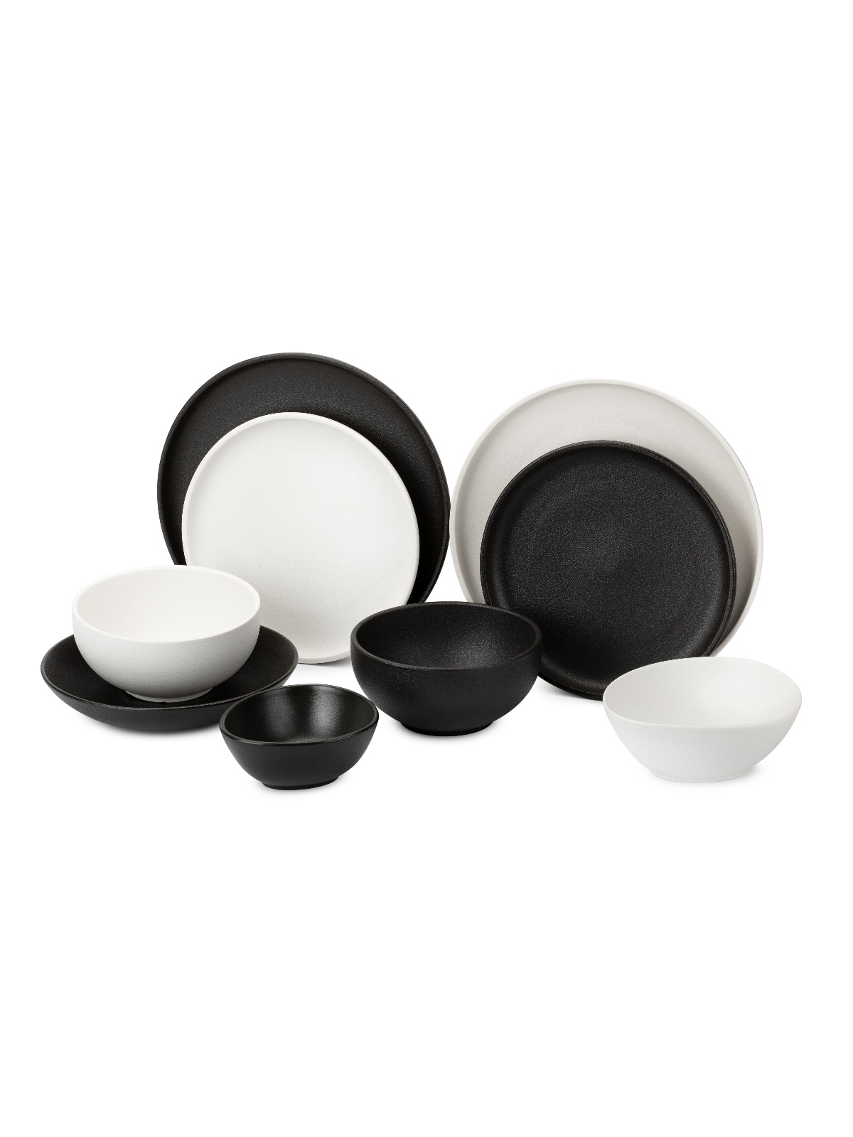 Тарелка фарфор. "Rock Black" глубокая d20см DM8021 "Domenik" *6/24