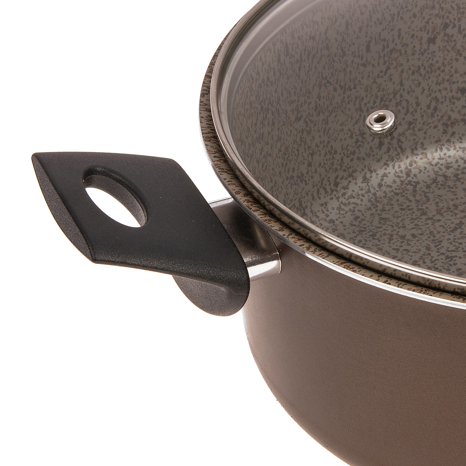 Кастрюля алюм.а/приг. Jarko "MERLETTO" 4,5л d24см Стек.кр. JMr-224-11 *1/4