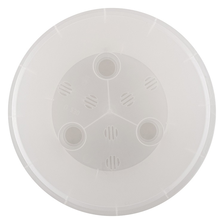 Кашпо пластм. "London Orchid"  5л d верха 230мм h145мм со вставкой Бел. перлам. ING1559БЛПЕРЛ *1/15