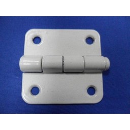 Петля накладная полимер.40мм белая ПН-40  Кунгур *10/500