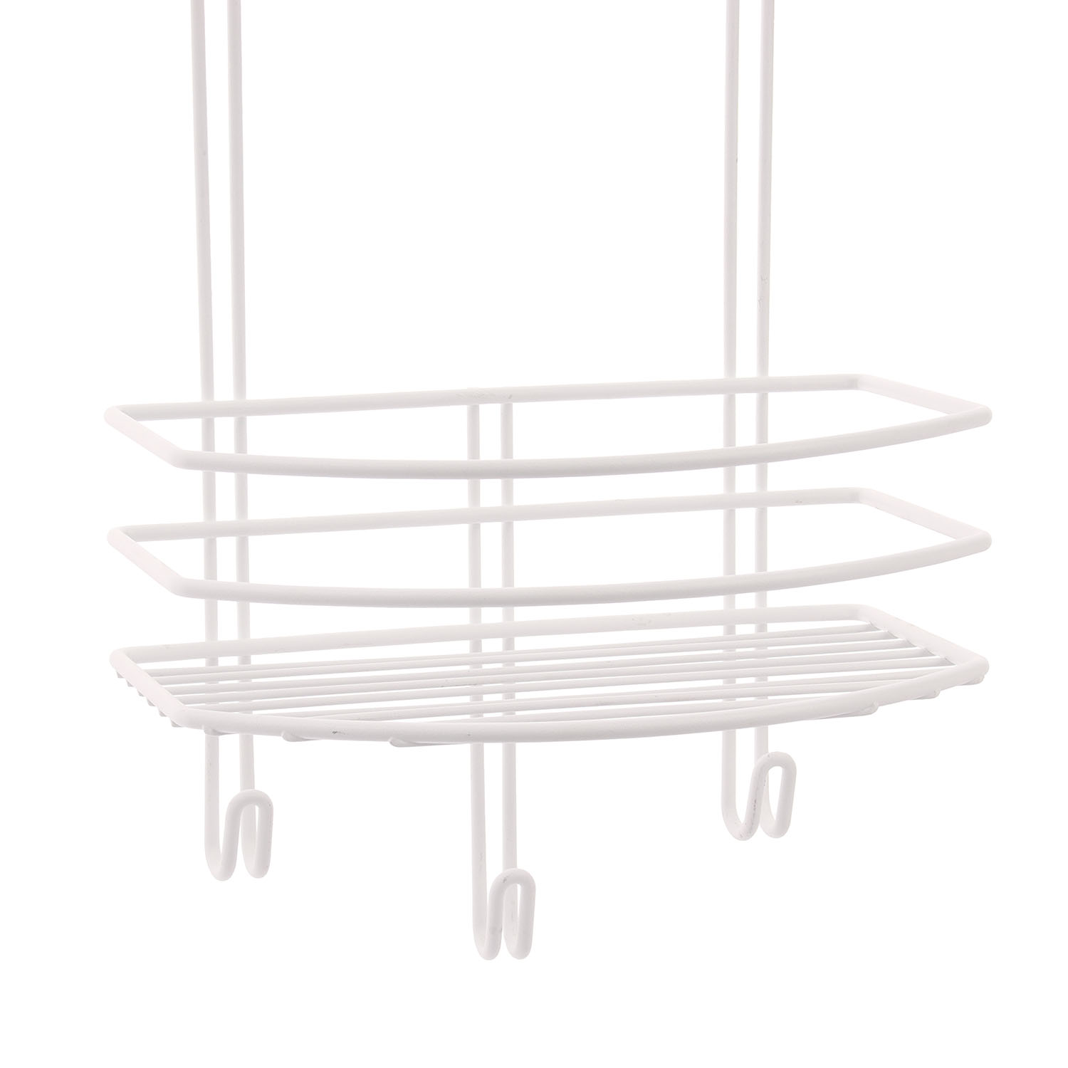 Полка д/ванной Proffero 2-ая с вешалками 25*15*30см, белая П0002005 *2/10 Полка д/ванной Proffero 2-ая с вешалками 25*15*30см, белая П0002005 *2/10