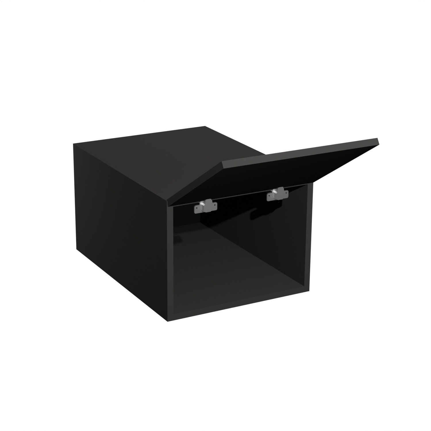 Шкаф навесной 400х300х290 мм BROZEX-WOOD Next, 3 ярус, графит