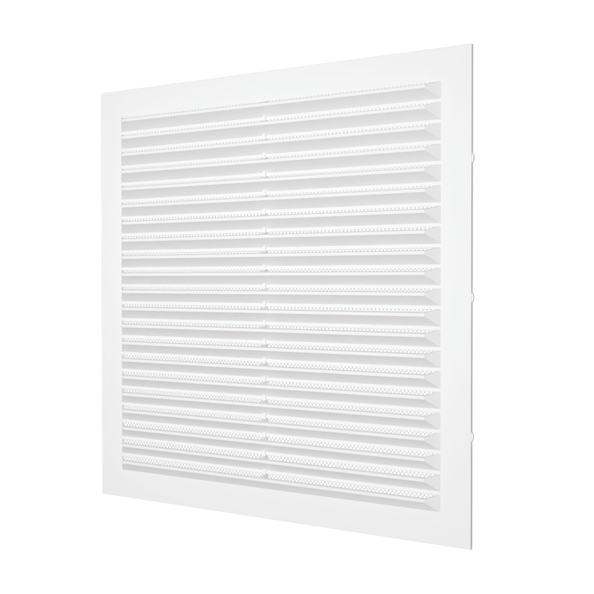 Решетка вентиляционная138х138мм 1313С Эковент (с сеткой) *1/100