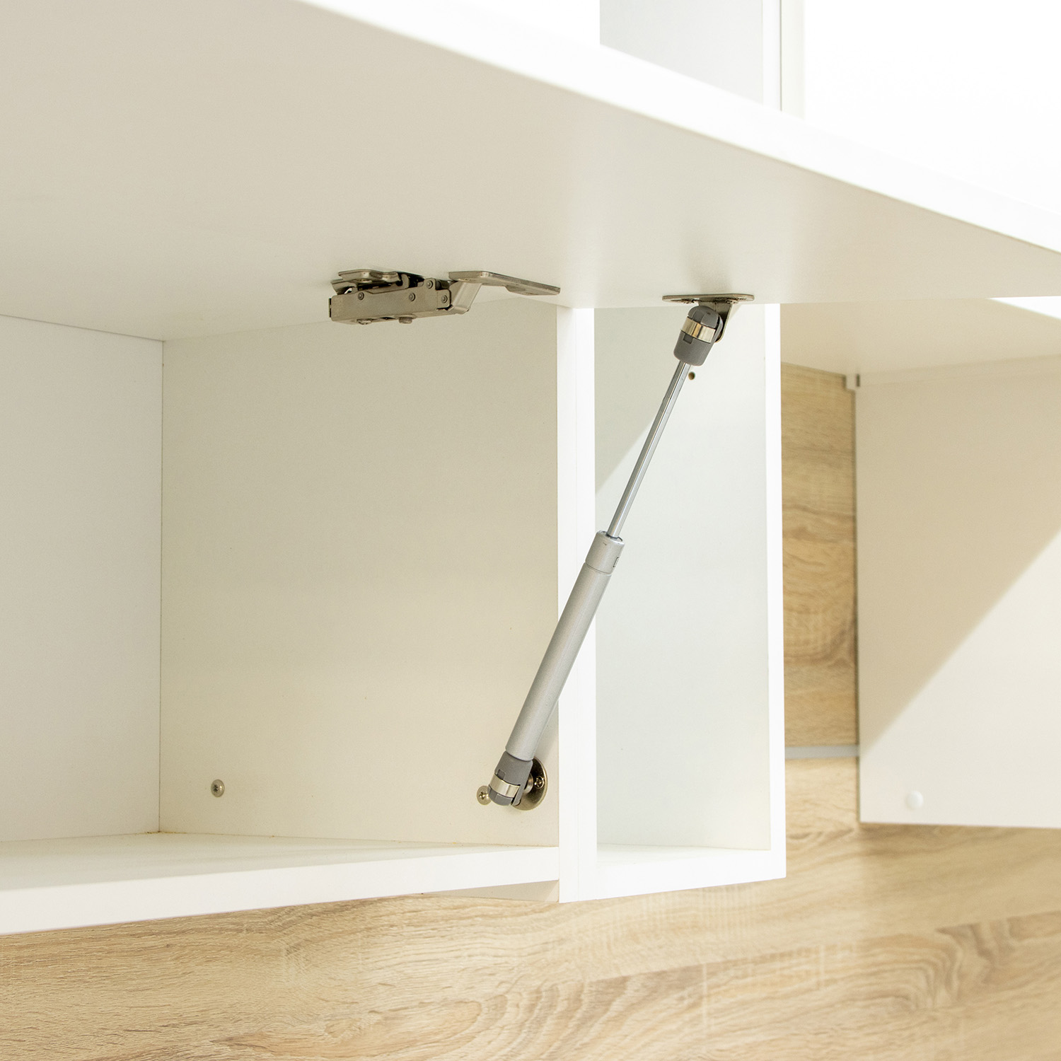 Шкаф навесной 600х676х290 мм BROZEX-WOOD Melissa Горизонт, с двумя дверцами, белый