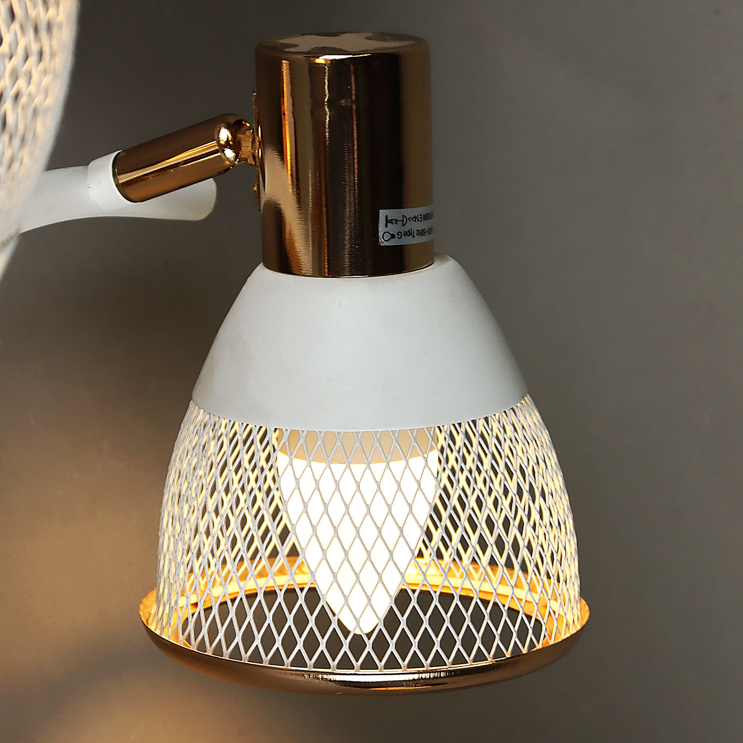 Светильник настенный (спот) 05967-0.8-02 WH+FGD Е14 2*60W *2