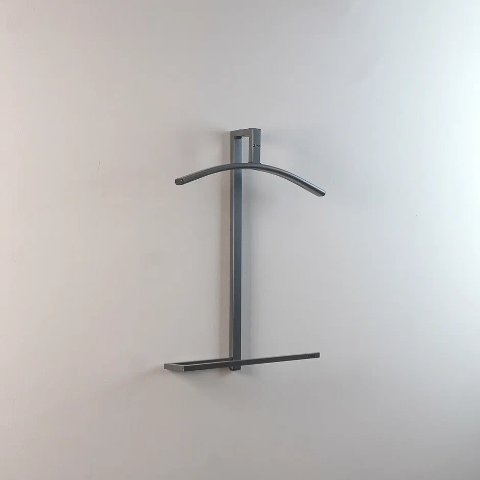 Вешалка надверная/настенная "Торонто 12" шир.440мм Графит ВКНТ12 ГР ("ЗМИ") *1