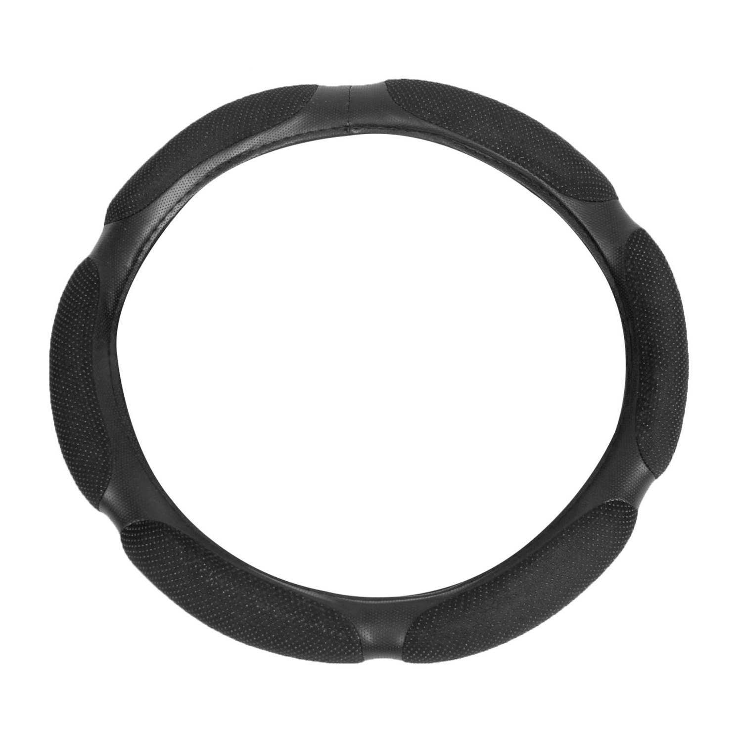 яяяОплётка TORSO, анатомическая, велюр 6 подушек, размер 38 см, черный 2494447