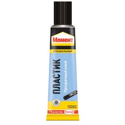 Клей Момент Пластик, 30 мл, прозрачный
