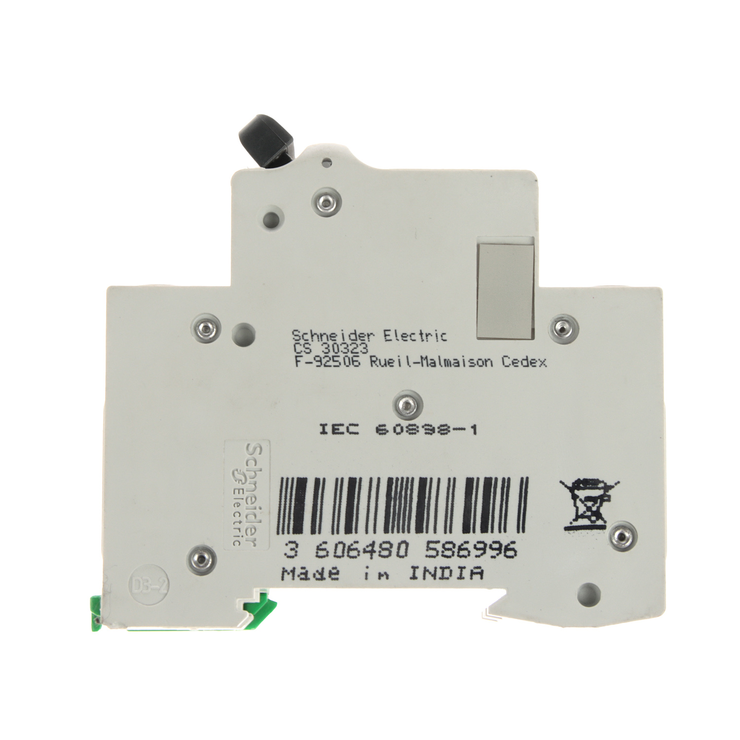 Выключатель автоматический модульный 2п C 63А 4.5кА EASY9 SchE EZ9F34263