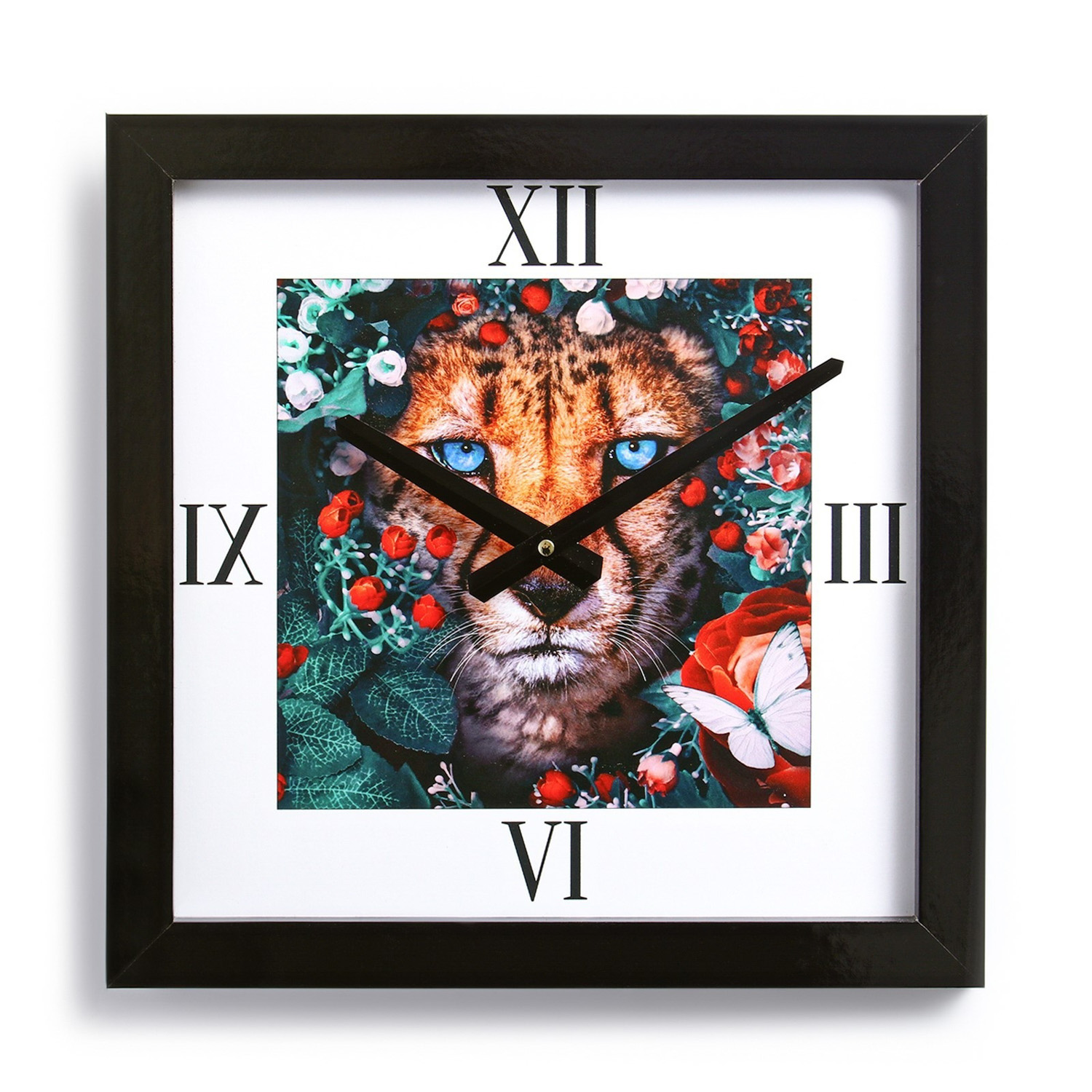 Часы настенные, серия: Интерьер, "Гепард", 33 х 33 см 9275462 Часы настенные, серия: Интерьер, "Гепард", 33 х 33 см 9275462