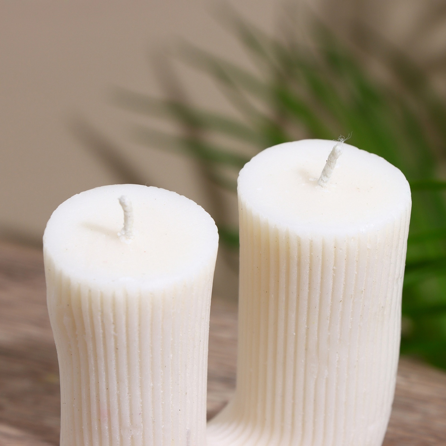 Свеча фигурная формовая U, 3×7×8 см, соевый воск