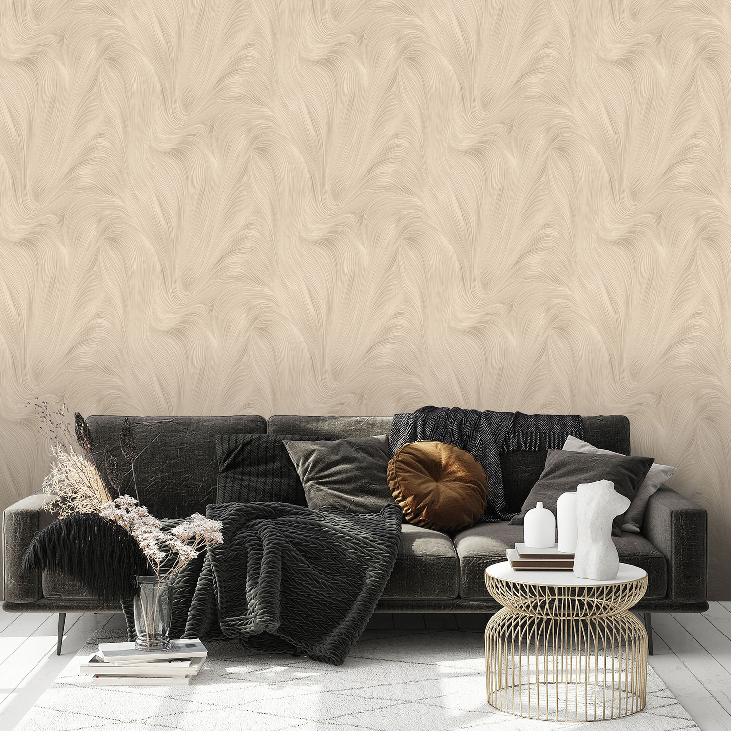 Обои флиз ED Monte Solaro Chantelle (беж.) 9298-02 *6