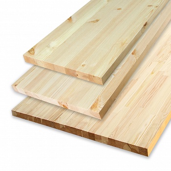 Мебельный щит 2000х300х28 мм Арелан, сорт В