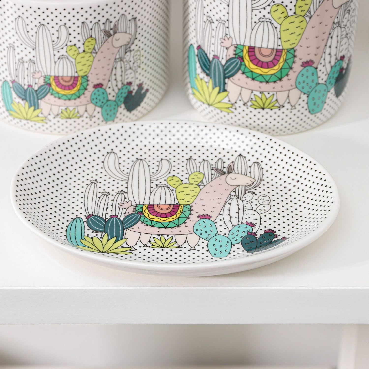 Набор для ванной "Фауна", 4 предмета (мыльница, дозатор для мыла, 2 стакана), цвет МИКС  4439045