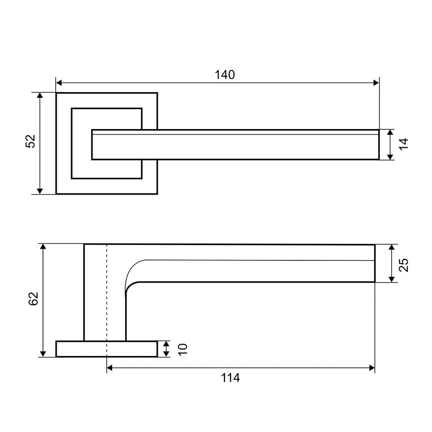 Комплект для двери БРОНЗА античная FZ SET 26L 170 BK AB Палладиум *1/10