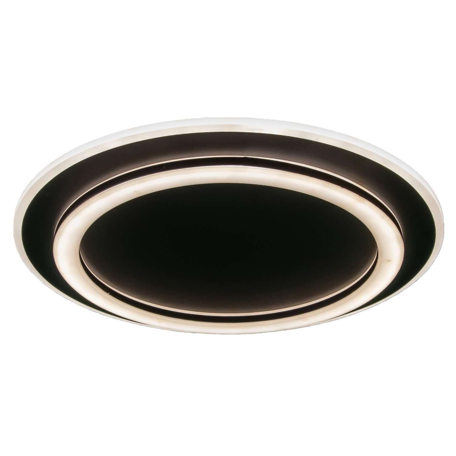 Люстра с ПДУ "Ринго" 2хLED 112Вт 3000-6000К черный 50х50х5 см BayerLux 7562831	 S=22м2  *1