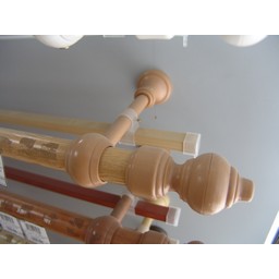 Карниз круглый d28мм Светлый дуб + U-шина 1,6 Магеллан *5