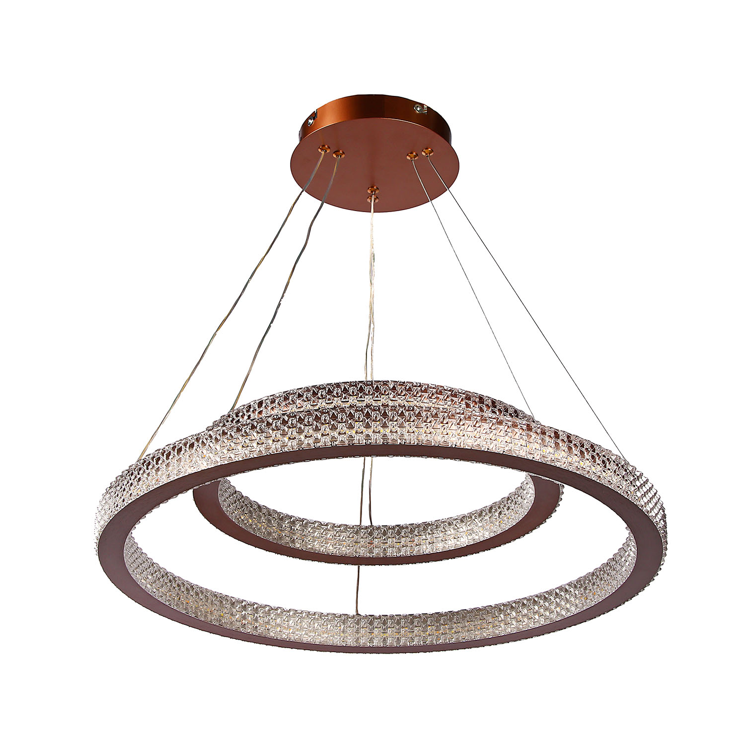 Люстра 9200(9238)/240W coffee  600+400 мм 3 реж., пульт S=20м2  VERNER LIGHTING *1