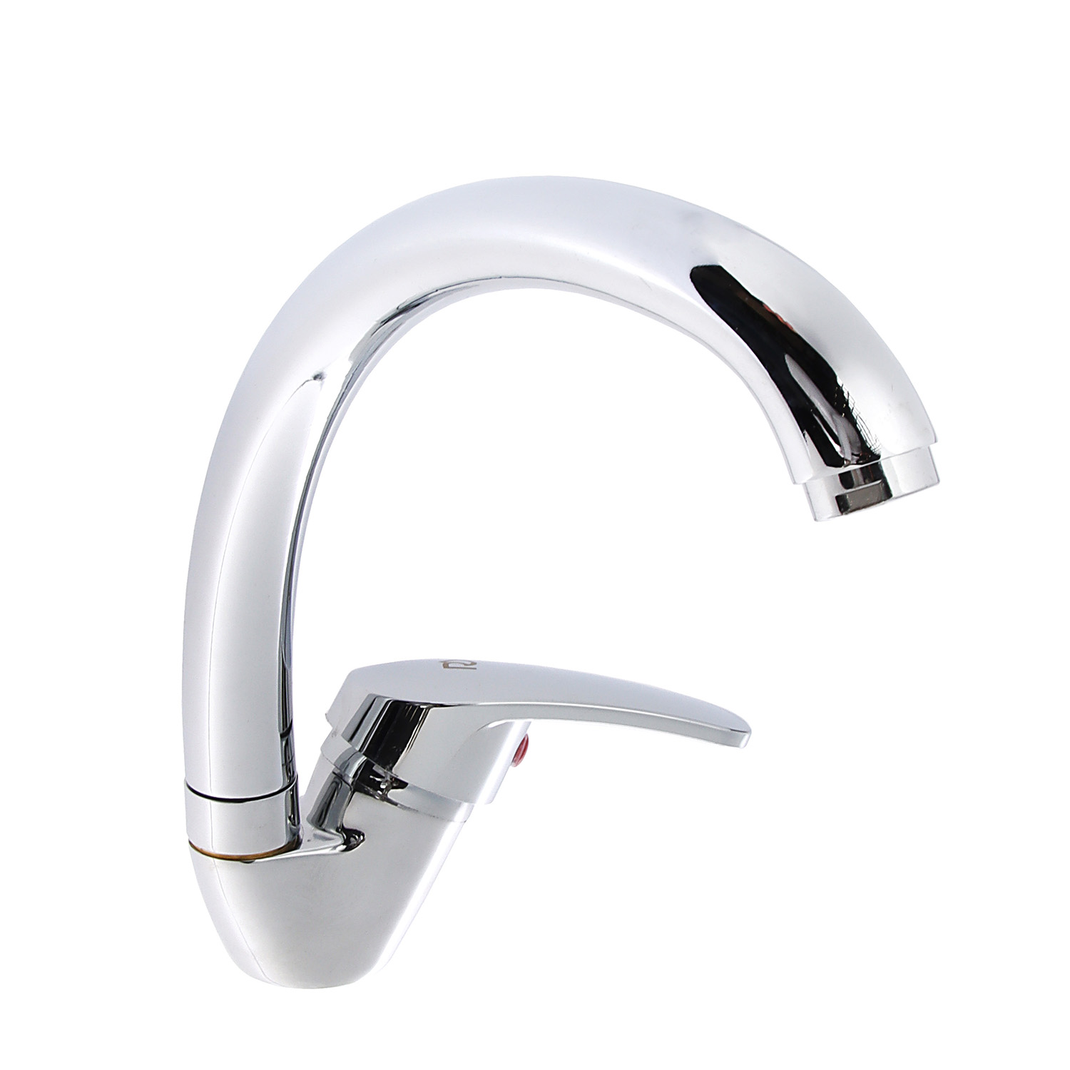 Смеситель для кухни Roegen RC002C, высокий излив, рычажный