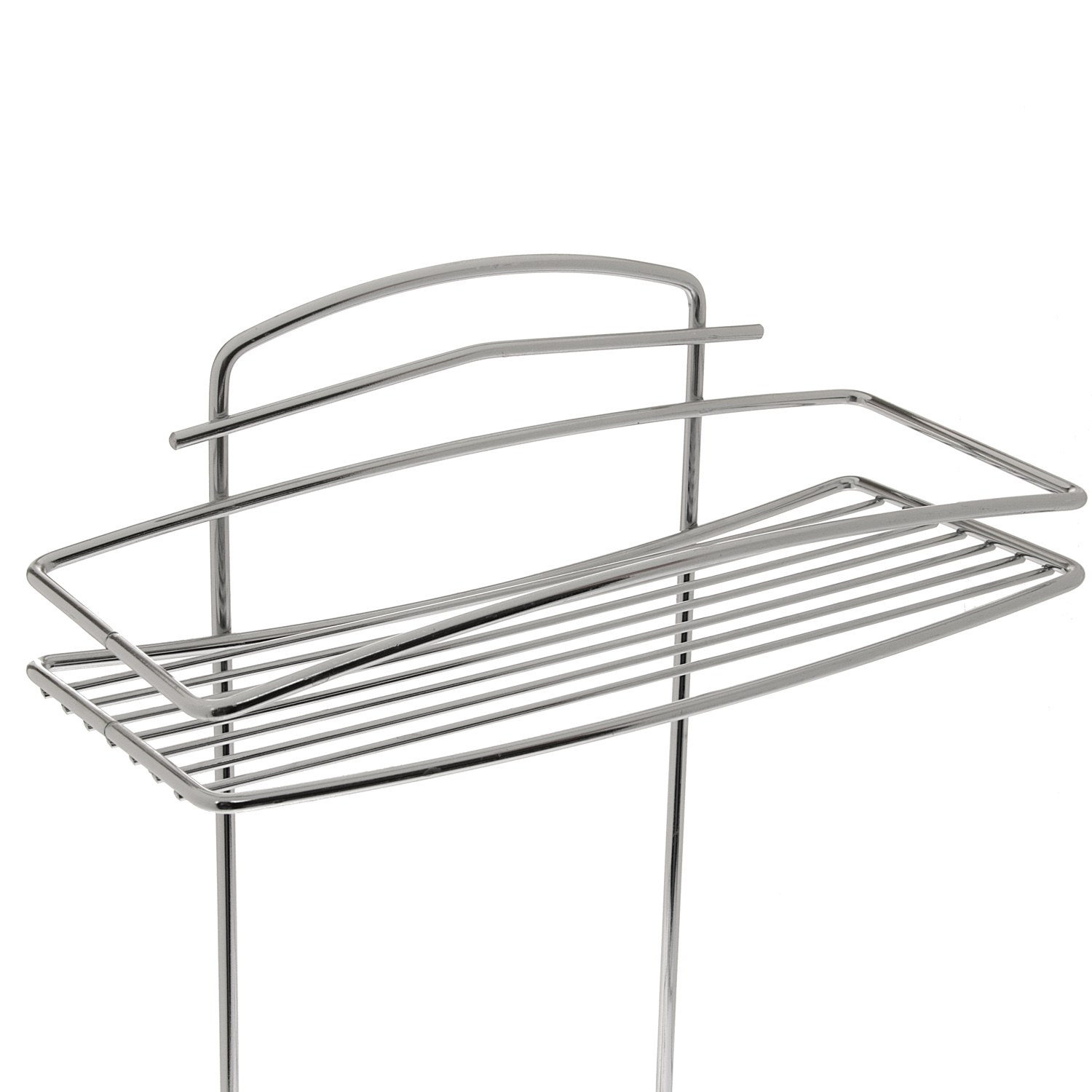 Полка двухъярусная прямая, проволока стальная, 12, Milardo, 212W020M44