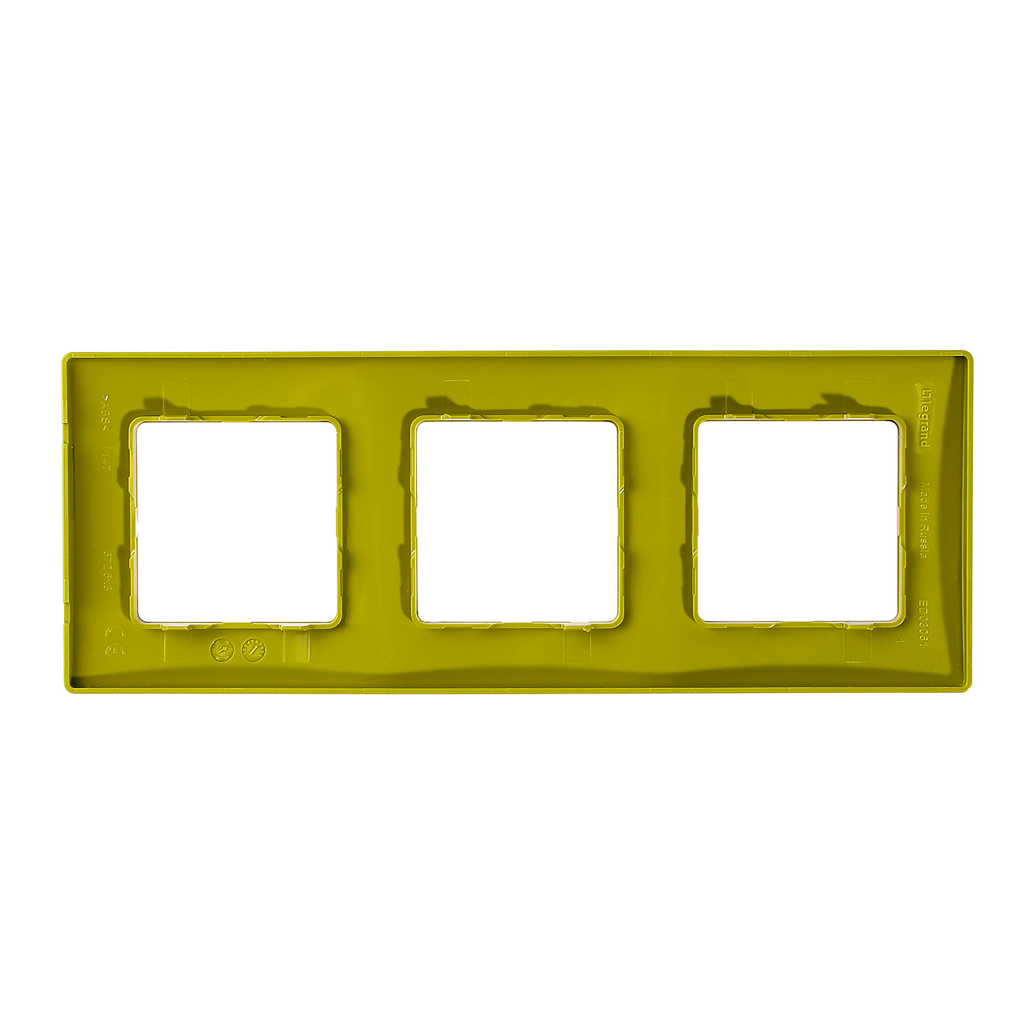 яяяРамка "Etika" 3-м. зел. Leg 672543 *1