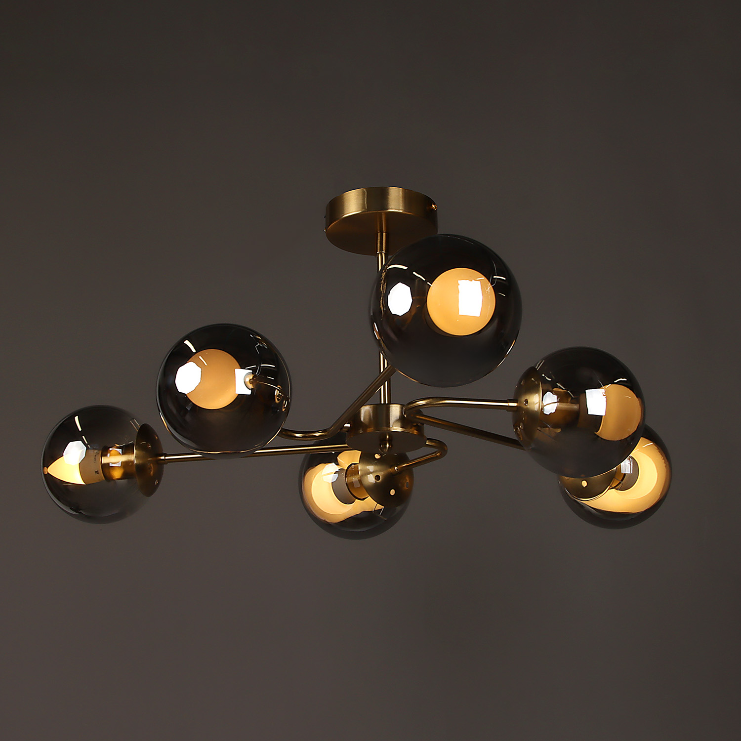 Люстра N36349/6 COP 6*40W E27 220V (d-790; h-300) VERNER LIGHTING *1