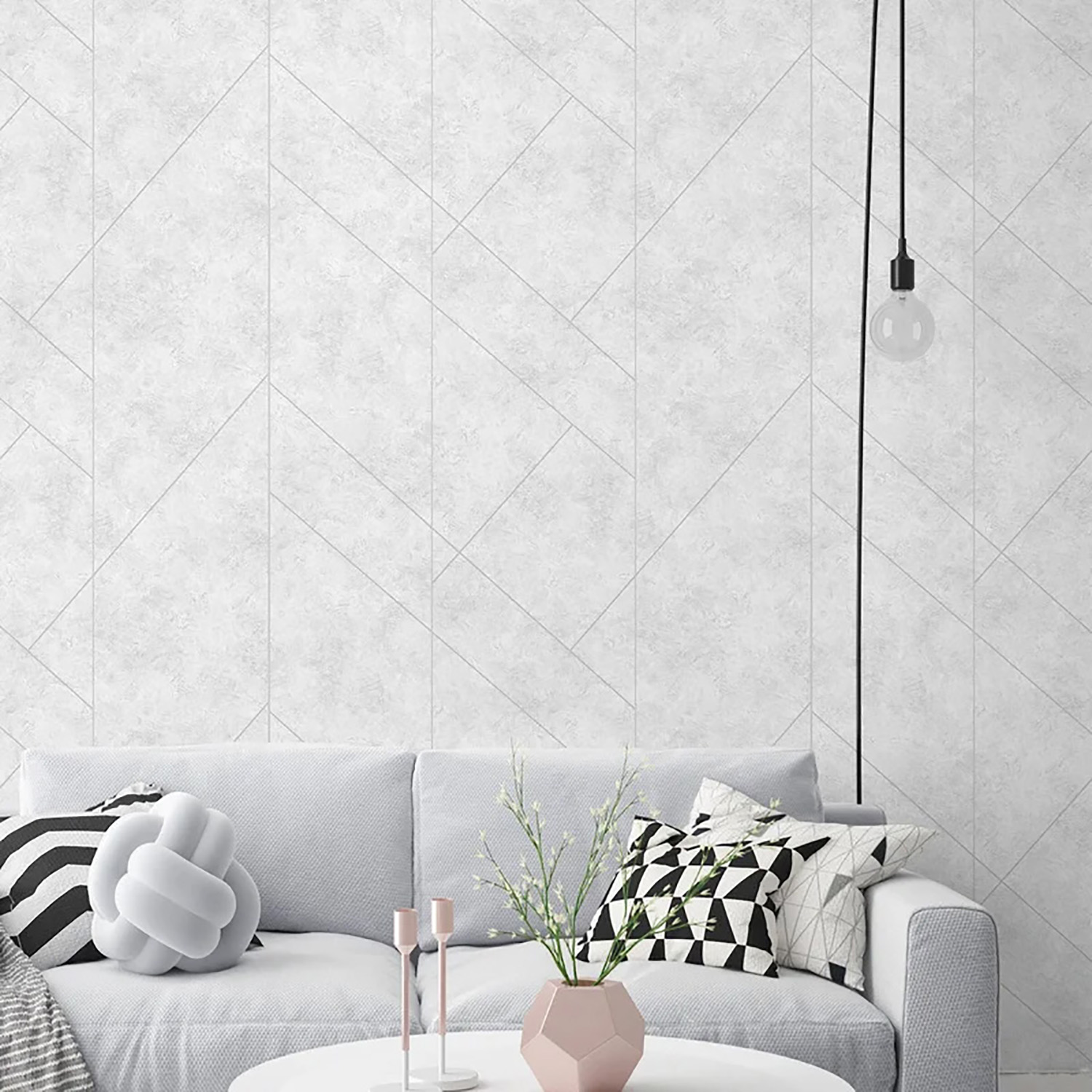 Обои флиз. "Эрисманн" Profi Deco Maison (св.-сер.) 60845-03 10.05х1.06м *6