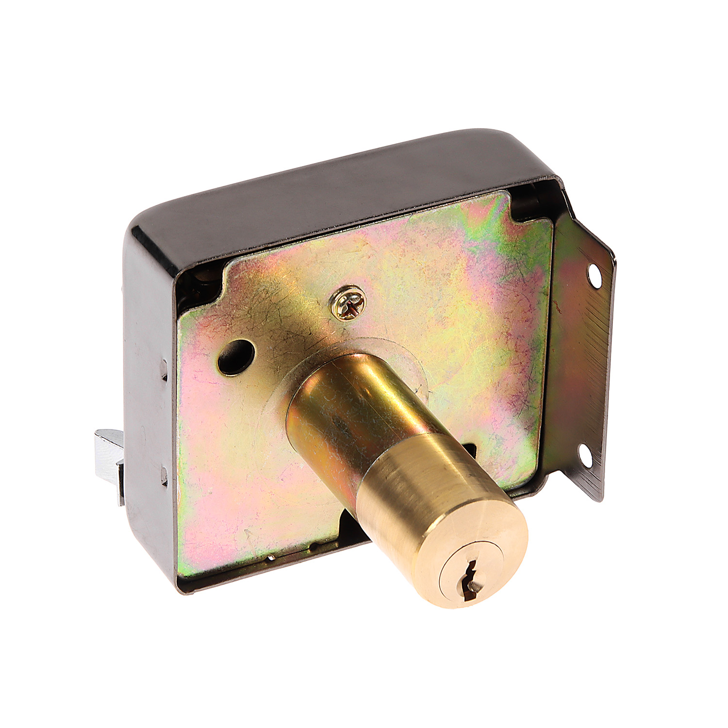 Замок накладной 0556-С-BN никель черный Apecs *1/20