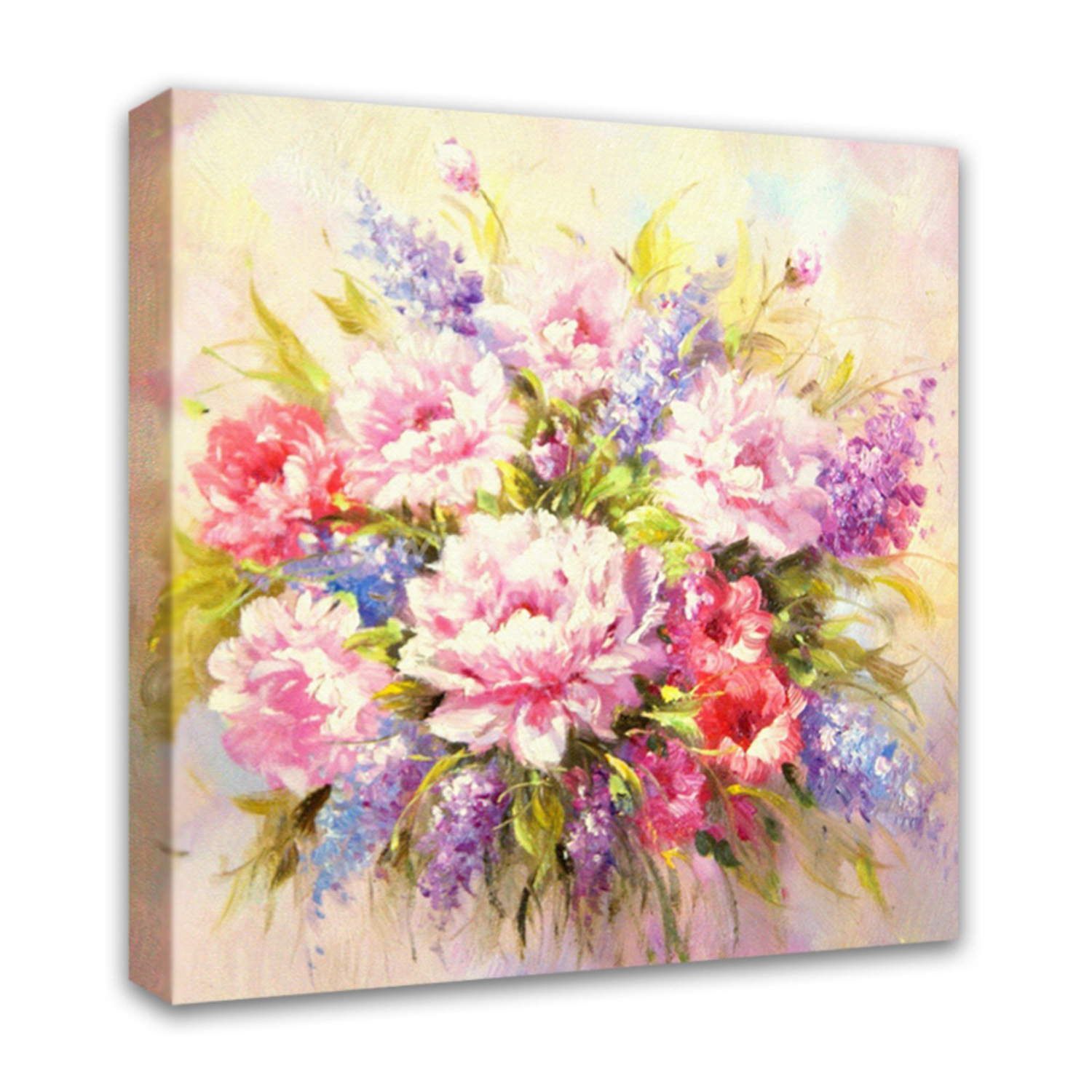 Картина на подрамнике "Акварель. Букет" 40*40 см  4194721