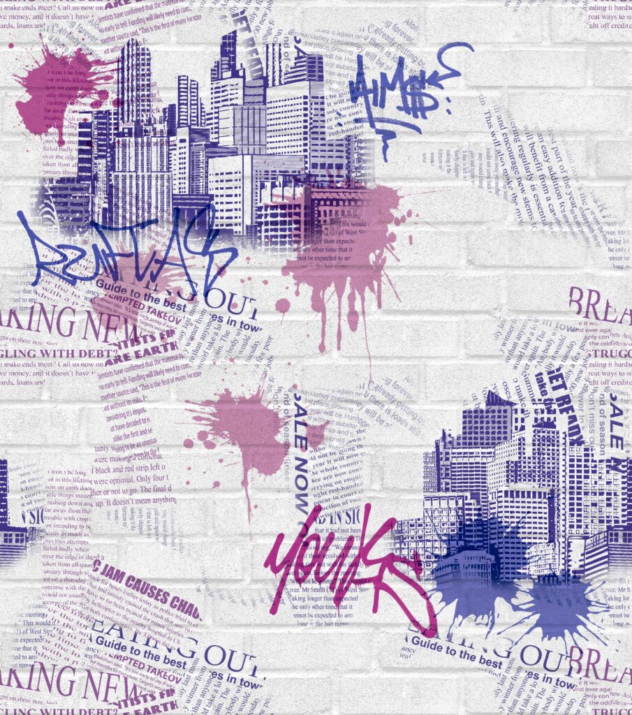 Обои бумажные 319189-91 (С1-МО) Стрит *24 (Гомель)