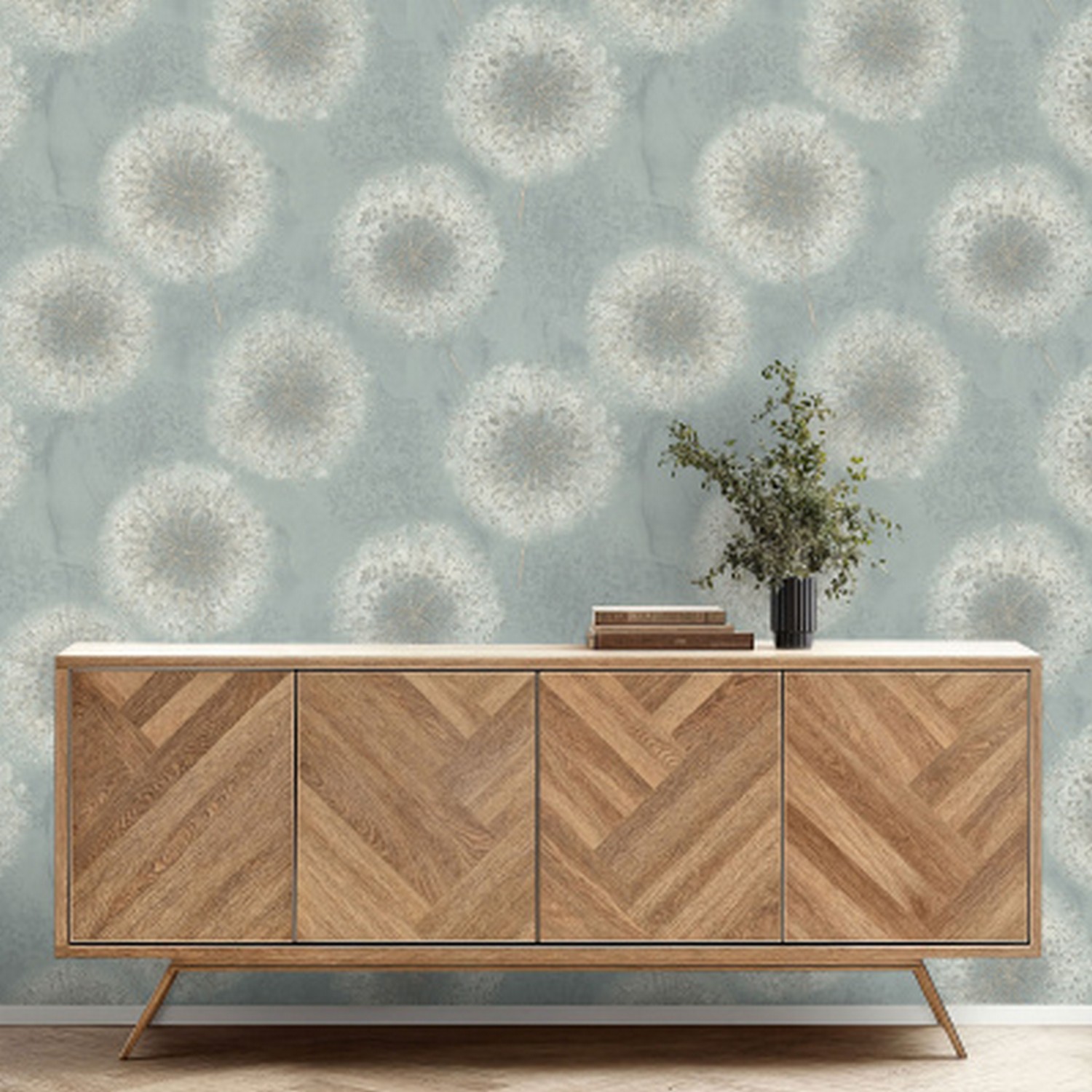 Обои флиз ED Euro Decor Ray (зел.) 7296-04 *6