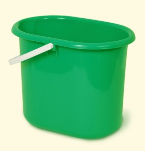 Ведро пластм. 12л овальное со сливом (Лысьва) *1/5