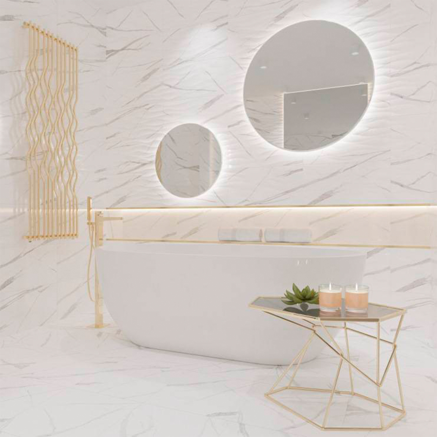 Плитка напольная Махаон белый 450*450*8.5 2.025м2*93.15(TP453604D)