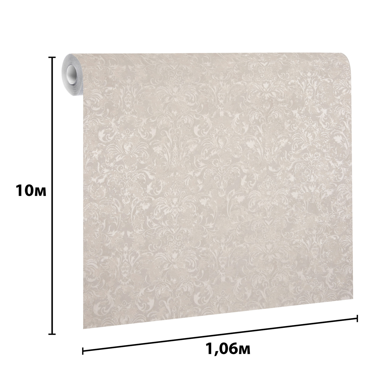 Обои флиз. "Эрисманн" Frederic (беж.) 61011-04 10.05х1.06м *6