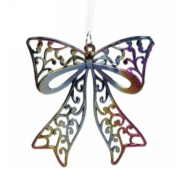 Подвеска "Бантик ажурный", 9 см, хамелеон