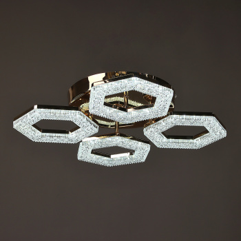 Люстра YH1234/4 FGD 4*48W LED 3000-6500К (d-500; h-100) пульт VERNER LIGHTING *1