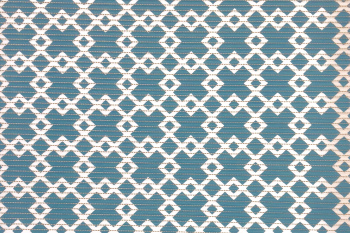 Коврик для ванной ПВХ шир. 80см х15м "V-line" V24С орнамент ромбы бирюзовый *15