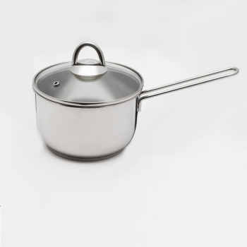 Кастрюля нерж. 1,5л "Классика-Прима" с Теплораспр.дн., Стекл.кр., Дл.прутк.р.1с2521(Аша)*1/6