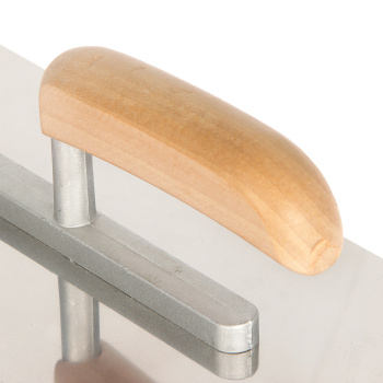 Кельма штукатура стальная PQTools, 270х130 мм, деревянная ручка