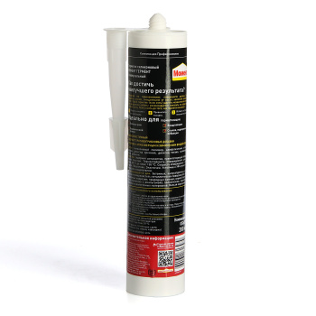 Герметик универсальный 280 мл Момент Гермент, силиконовый, белый