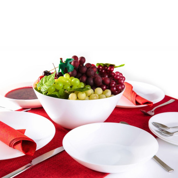 Тарелка стекло Luminarc "Arcоpal Zelie" глуб. d20см Белый L4003/V3730  *24 Тарелка стекло Luminarc "Arcоpal Zelie" глуб. d20см Белый L4003/V3730  *24