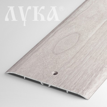 Порог-стык одноуровневый 100х1800 мм Лука ПС 05, ясень белый