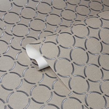 Обои флиз Victoria Stenova Connect (коричн.) 585268 1.06*10м *6