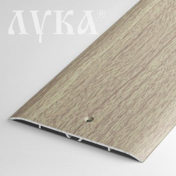 Порог-стык одноуровневый 100х1800 мм Лука ПС 05, дуб беленый