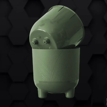 Кашпо пластм. "Фита" 4,3л d верха 190мм h200мм со вставкой Нефрит ФИ19-32 *1/8