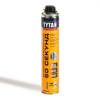 Клей-пена профессиональный 750 мл TYTAN 60 Секунд, всесезонный Клей-пена профессиональный 750 мл TYTAN 60 Секунд, всесезонный