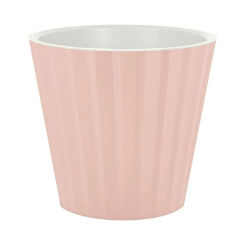 Кашпо пластм. "Sand"  3,3л d верха 190мм h177мм со вставкой Англ. роза IG640110032 *1/9