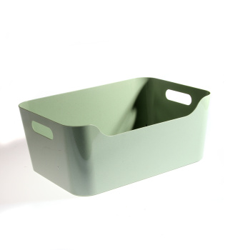 яяяКорзина для хранения пластм. "Scandi" 340х240х140мм 10,0л Зел./фл. арт.433222736("Бытпласт")*1/10