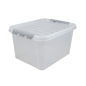 Контейнер д/хранения пластм. "Профи Комфорт" 36л 500х390х285мм Прозр. арт.795 ("Полимербыт") *1/5