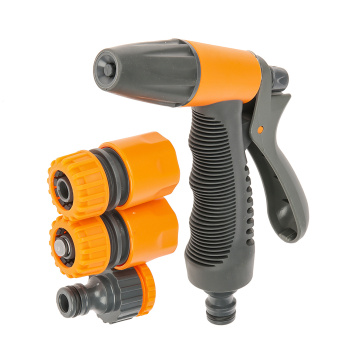 ПОЛИВ Набор пистолет 1струя+коннектор 1/2, коннектор аквастоп 1/2+штуцер Belamos (7508) *1/48